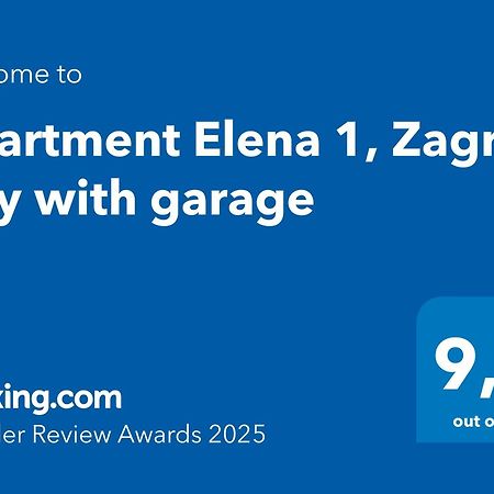Apartment Elena 1, Zagreb City With Garage Eksteriør billede